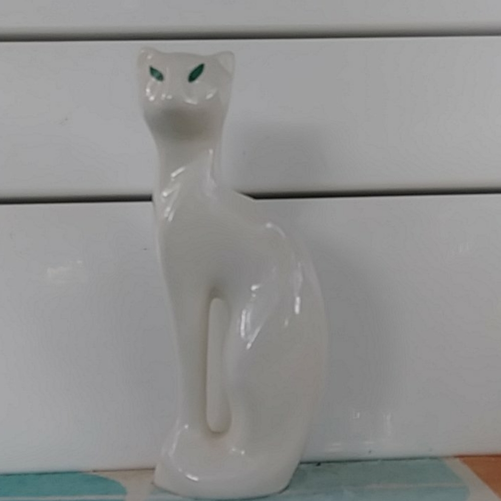 Vintage Ceramic Cat mid century modern